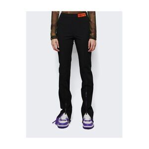 Heron Preston Gabardine Stretch Zip Pants Black size 44 (US 12)